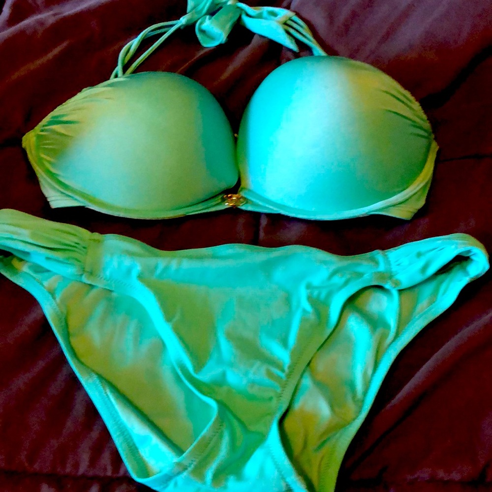 Turquoise bikini